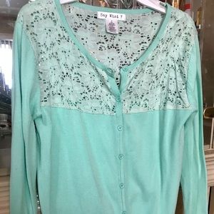 Mint cardigan